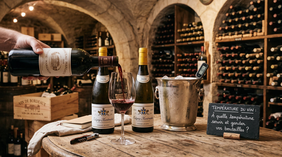 Température du vin : à quelle température servir et garder ses bouteilles ?