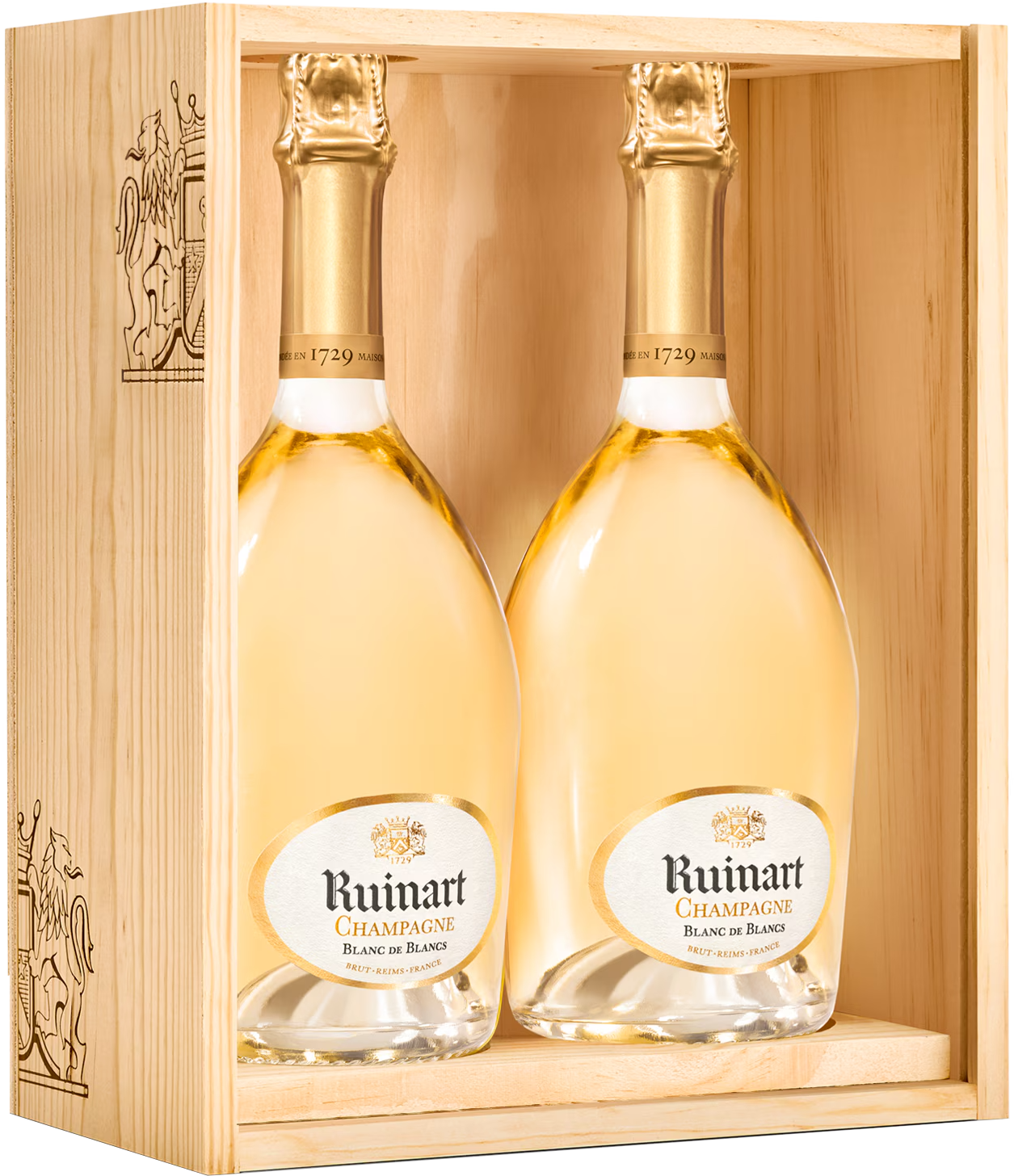 Champagne Ruinart - Coffret Duo Blanc de Blancs